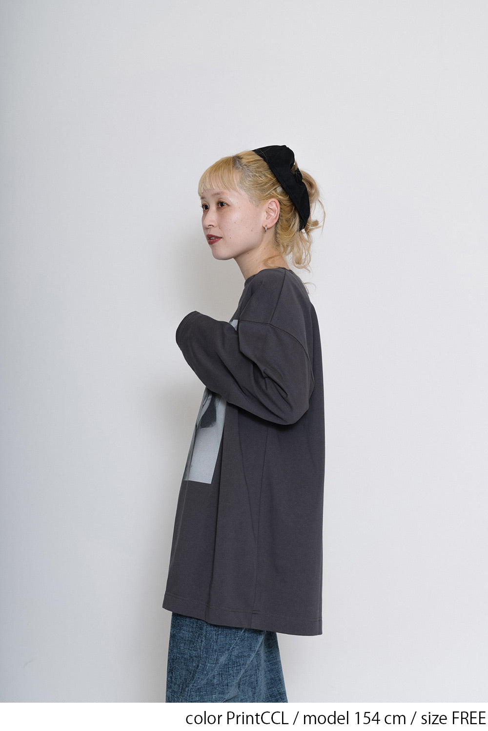 ≪SALE≫ Flower Print Long Tee