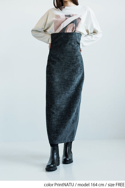 ≪SALE≫ Flower Print Long Tee