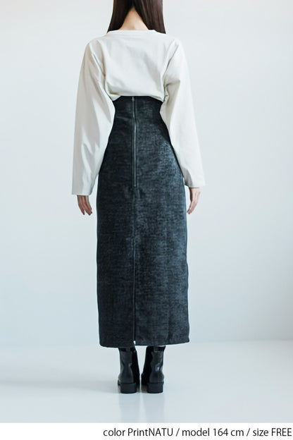 ≪SALE≫ Flower Print Long Tee