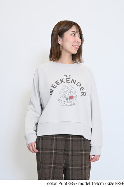 ハトマっちWEEKENDER裏毛トレーナー