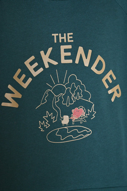 ハトマっちWEEKENDER裏毛トレーナー