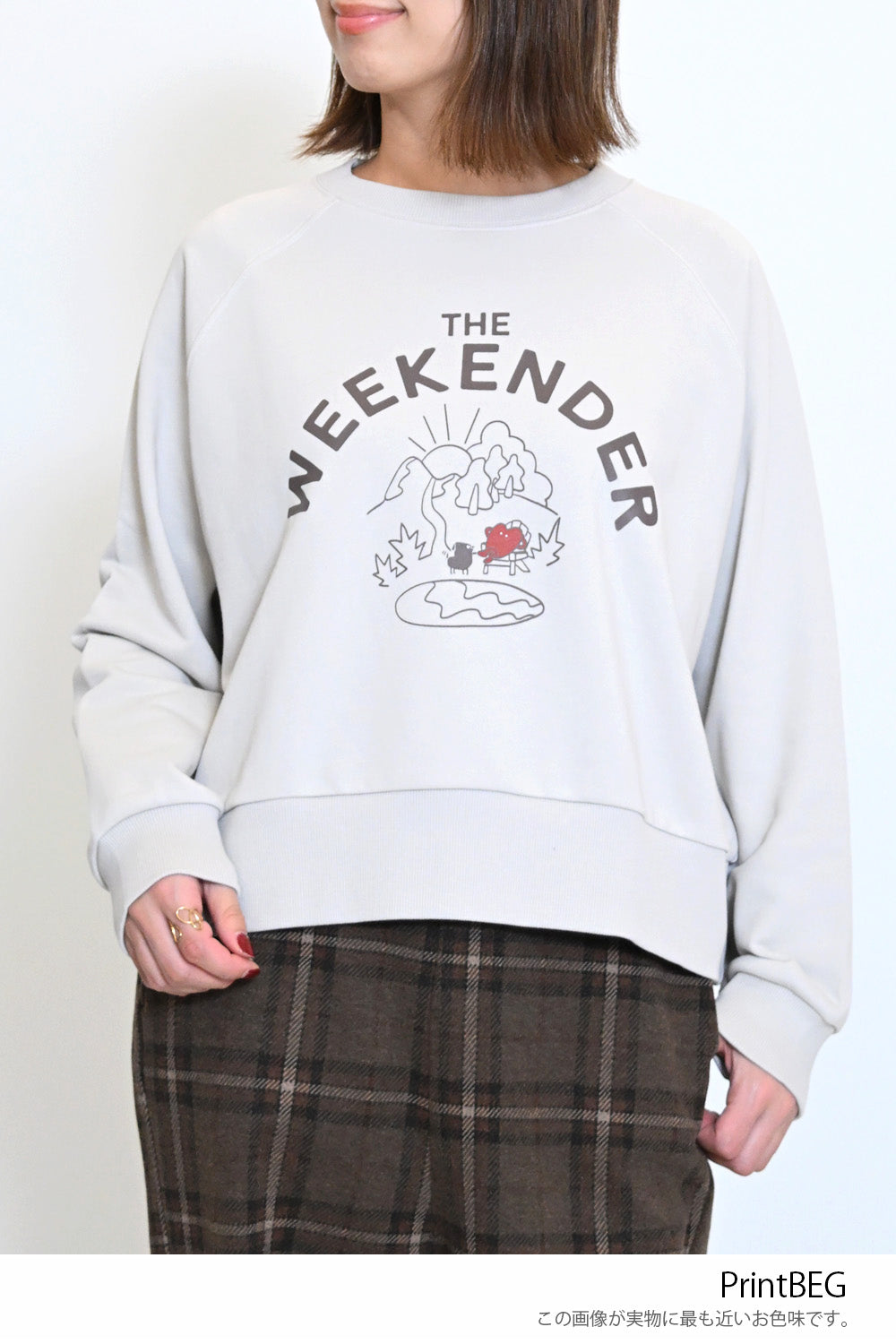 ハトマっちWEEKENDER裏毛トレーナー