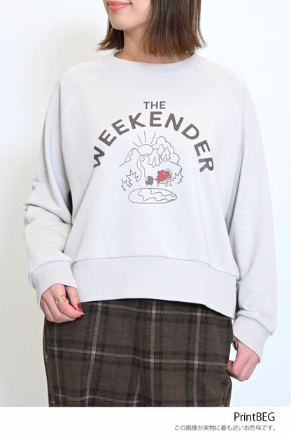 ハトマっちWEEKENDER裏毛トレーナー