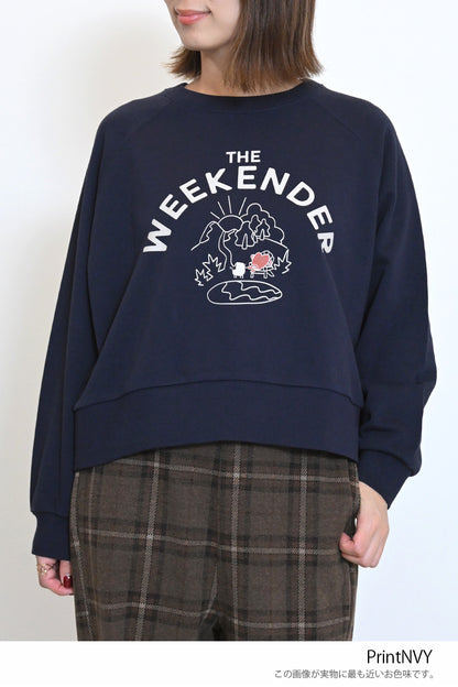 ハトマっちWEEKENDER裏毛トレーナー