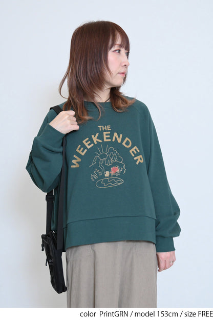 ハトマっちWEEKENDER裏毛トレーナー