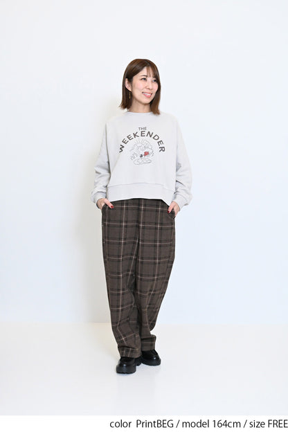 ハトマっちWEEKENDER裏毛トレーナー