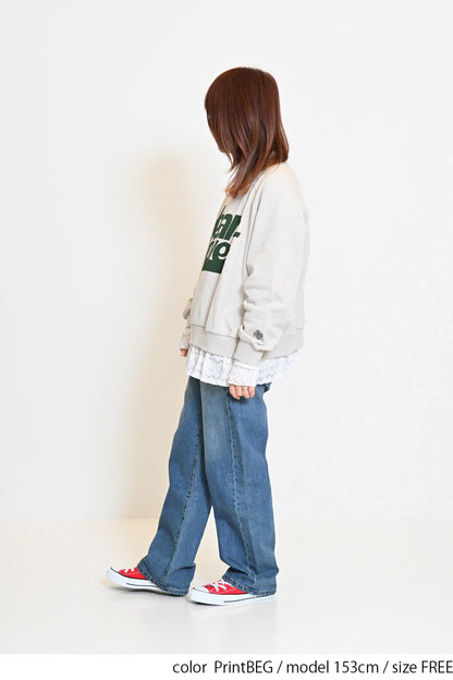 ≪SALE≫ Big Logo & Clover Pullover