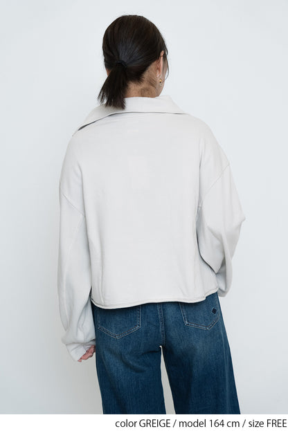 ≪SALE≫ Turtleneck Zip Pullover