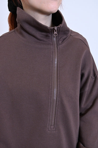 ≪SALE≫ Turtleneck Zip Pullover