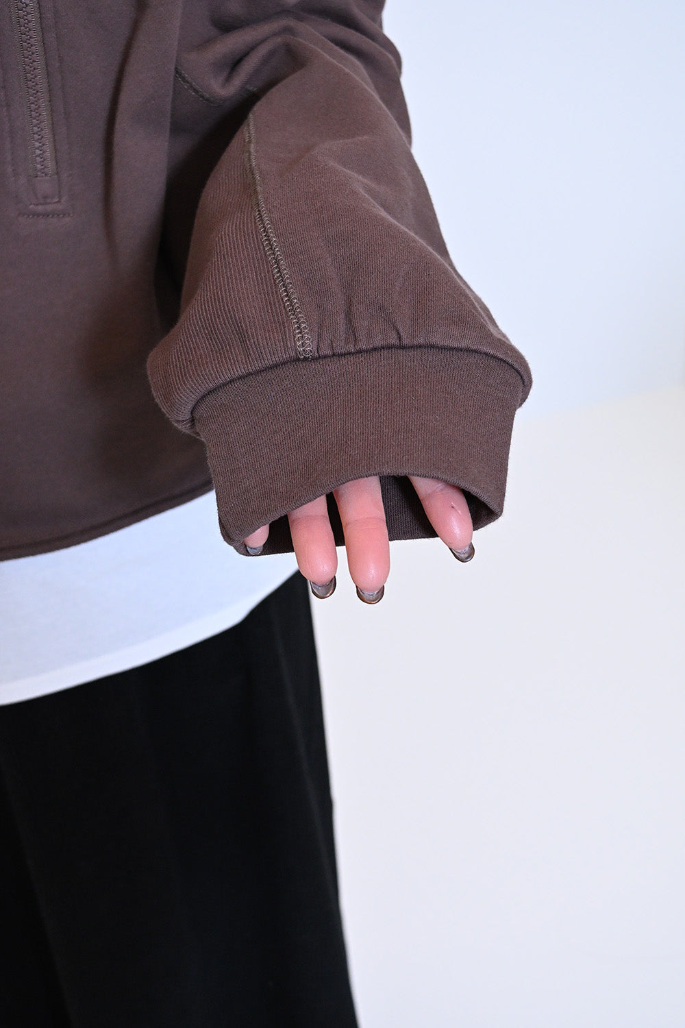 ≪SALE≫ Turtleneck Zip Pullover