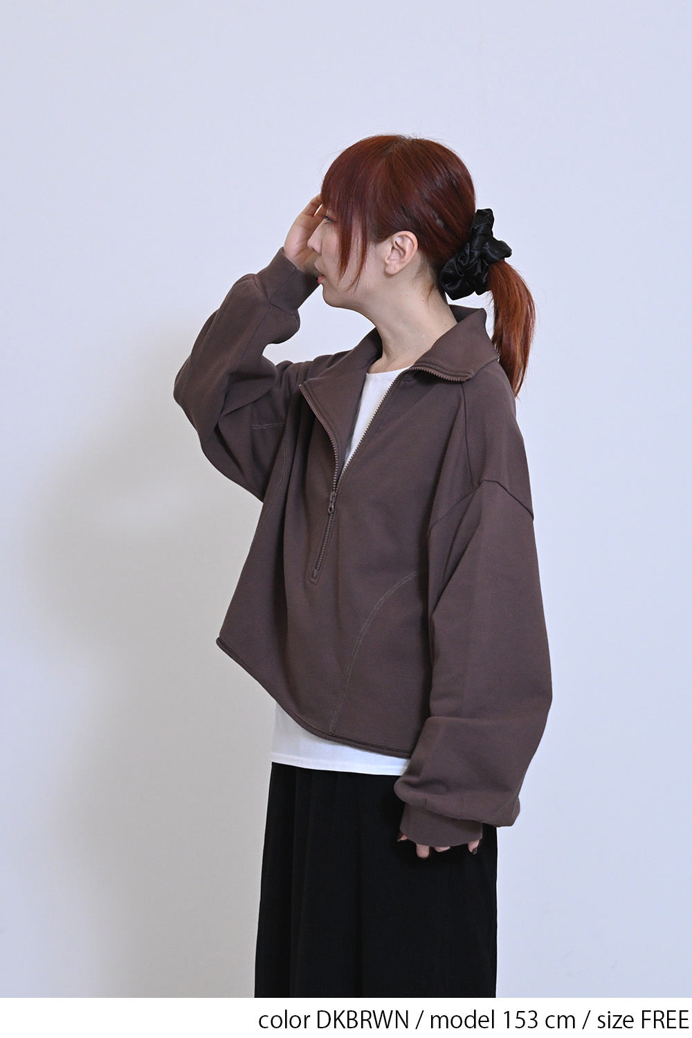 ≪SALE≫ Turtleneck Zip Pullover