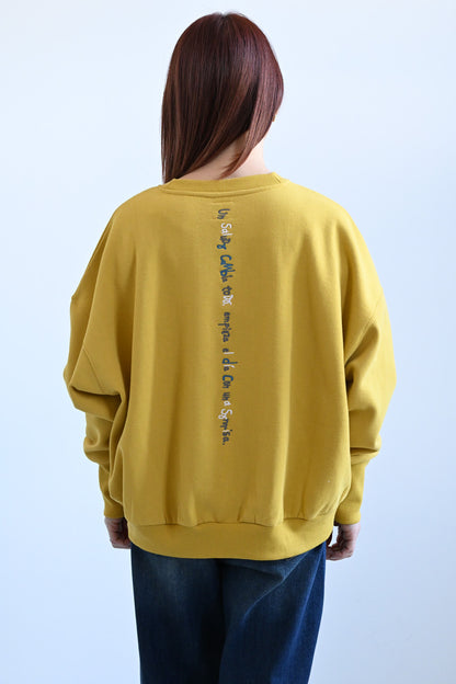 ≪SALE≫Embroidered Brushed Pullover