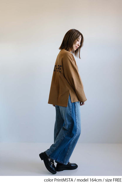 ≪SALE≫ Loose Big Print Pullover