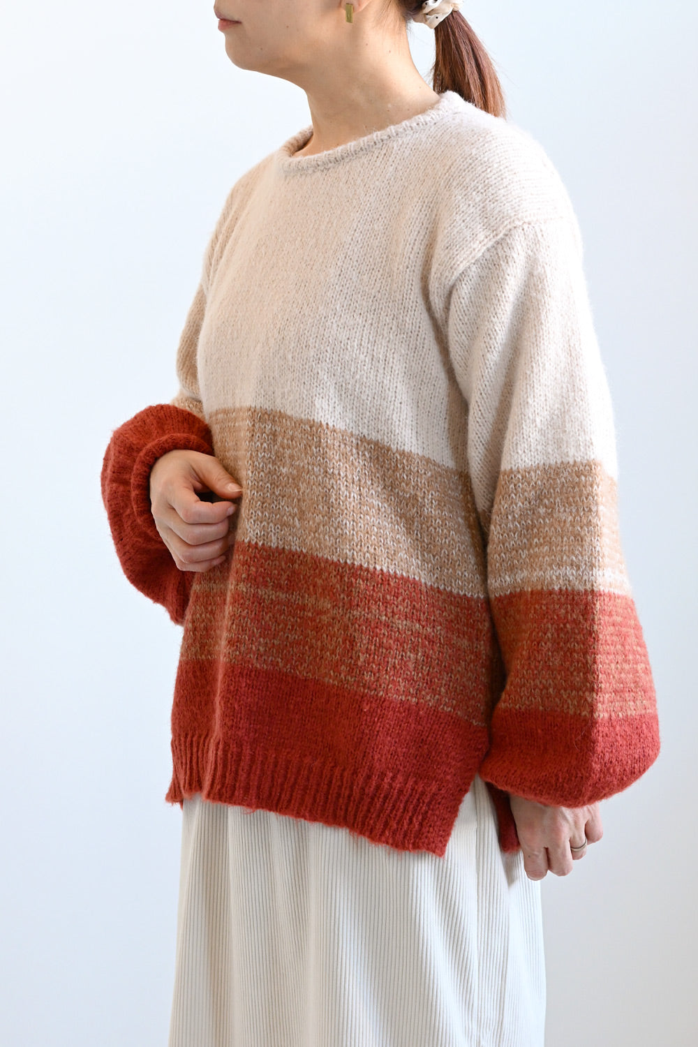≪SALE≫Gradient Puff Pullover