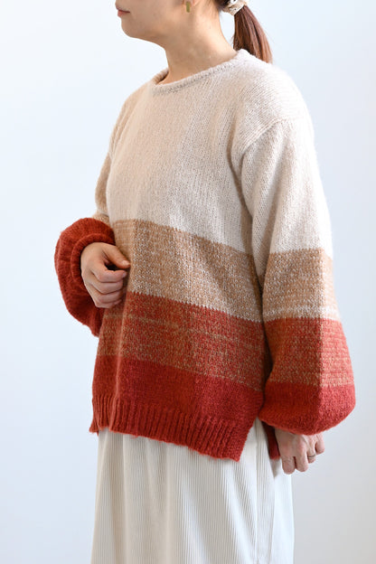 ≪SALE≫Gradient Puff Pullover