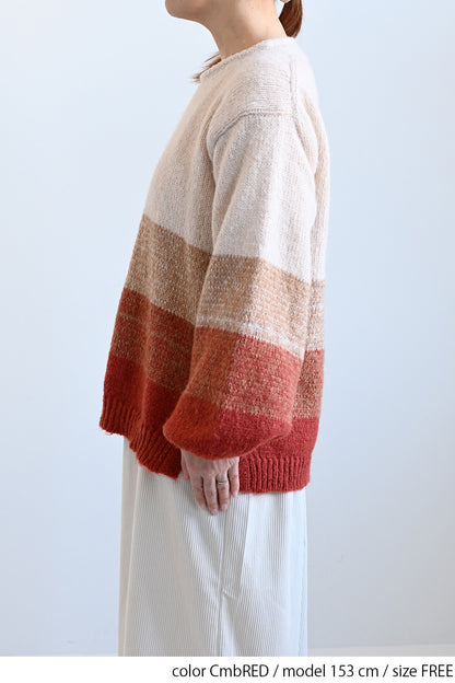 ≪SALE≫Gradient Puff Pullover