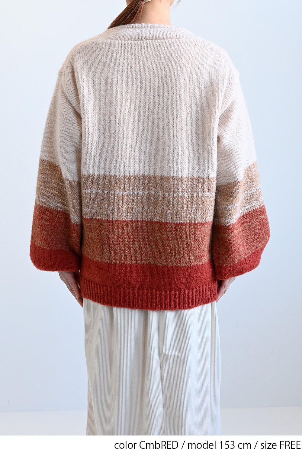 ≪SALE≫Gradient Puff Pullover