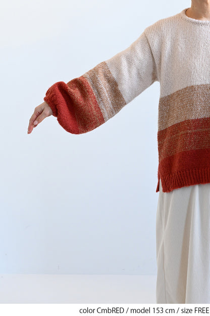 ≪SALE≫Gradient Puff Pullover