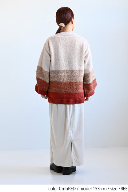 ≪SALE≫Gradient Puff Pullover