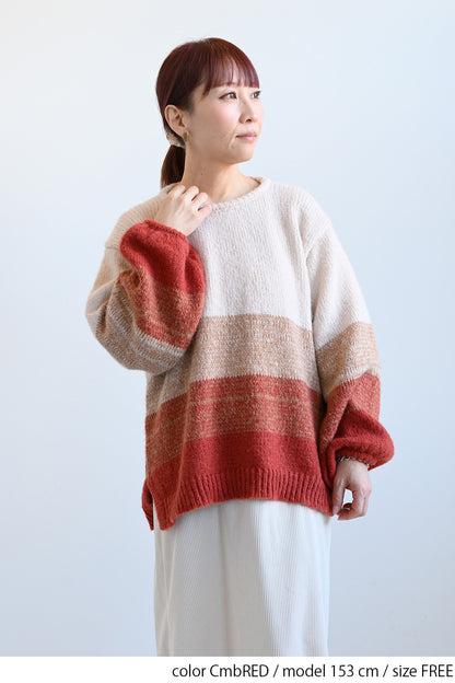 ≪SALE≫Gradient Puff Pullover