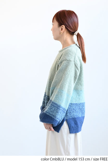 ≪SALE≫Gradient Puff Pullover