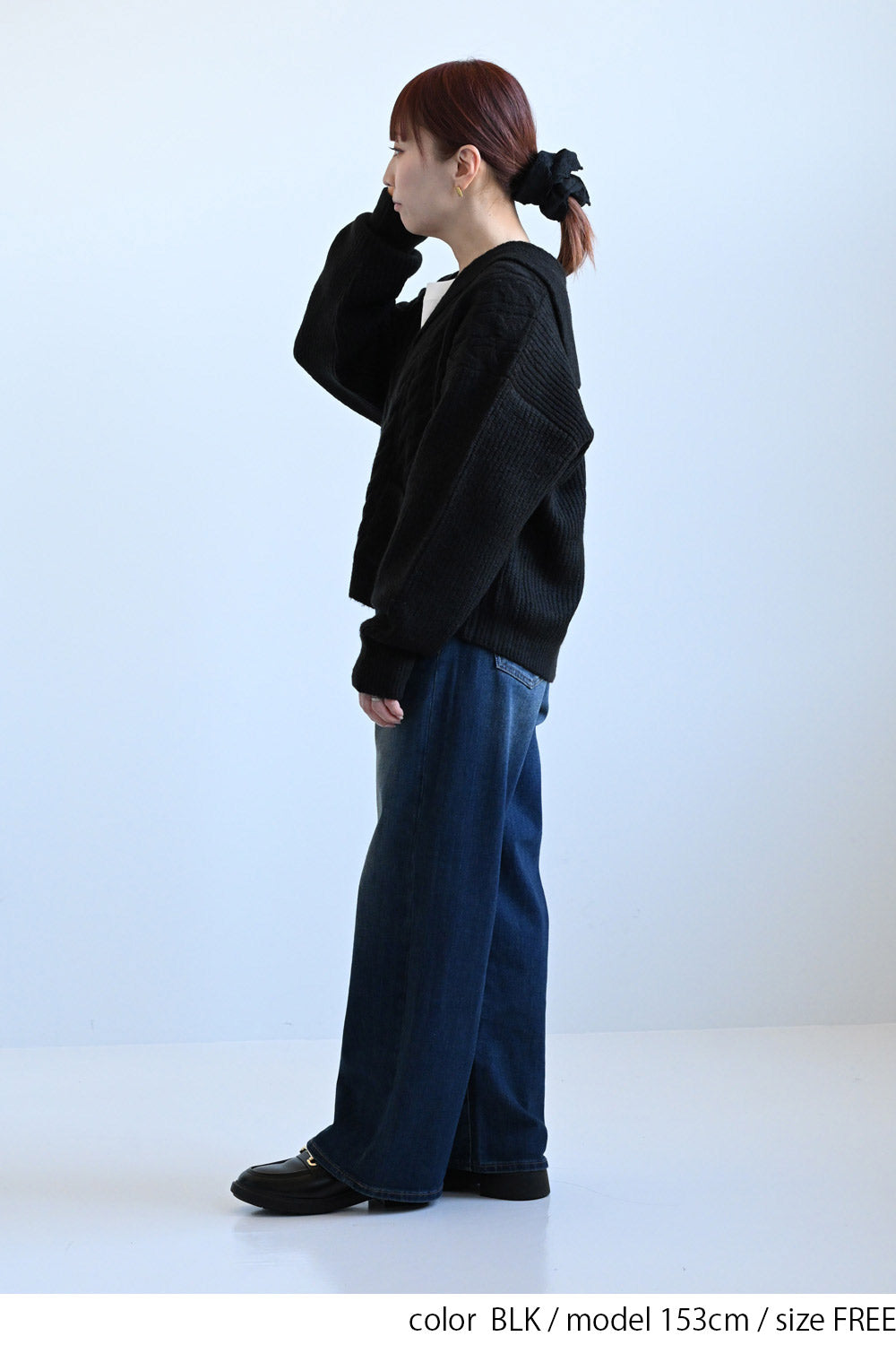 ≪SALE≫セーラーカラー前ジップカーディガン – HEART MARKET