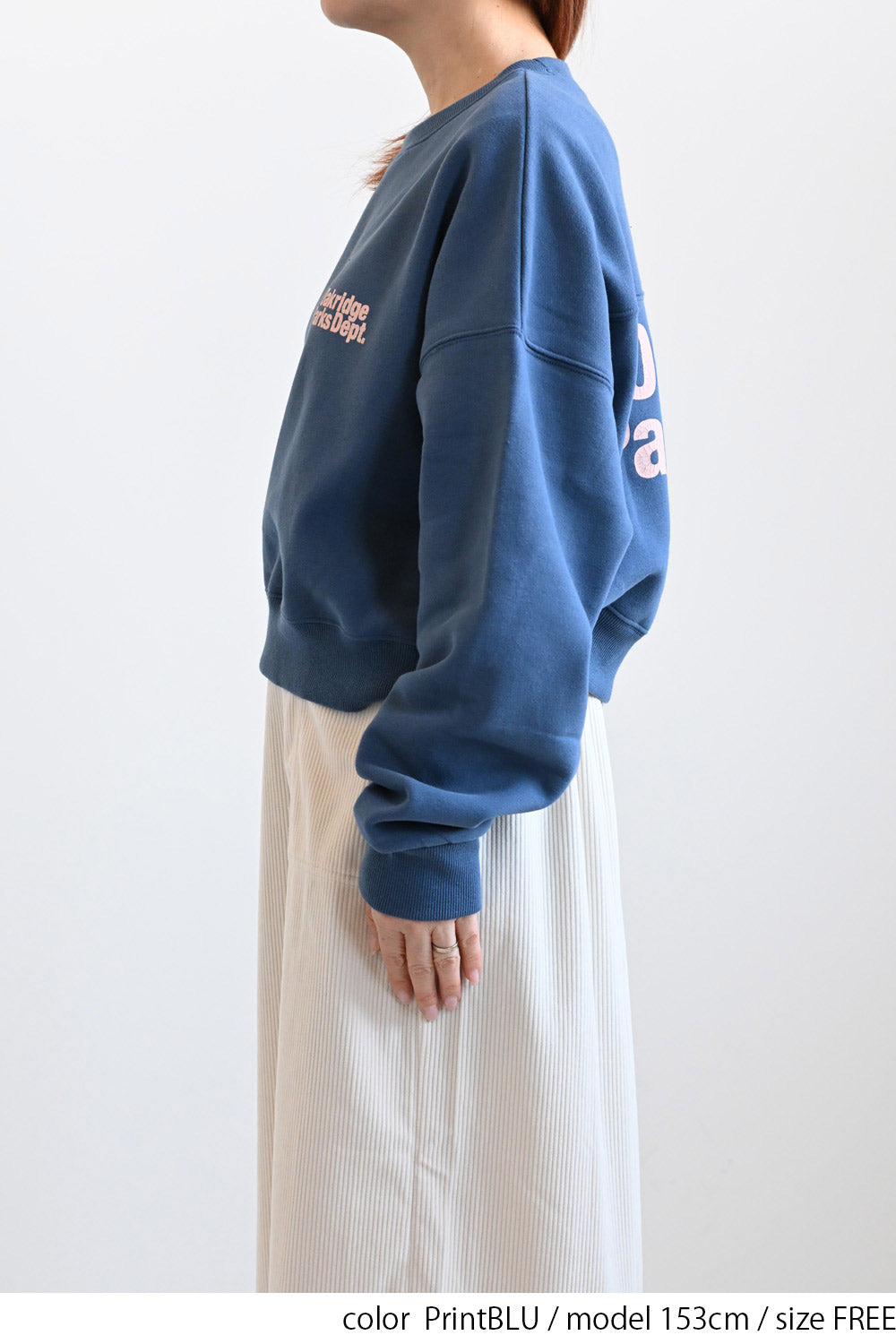 oakridge裏起毛ショートトレーナー