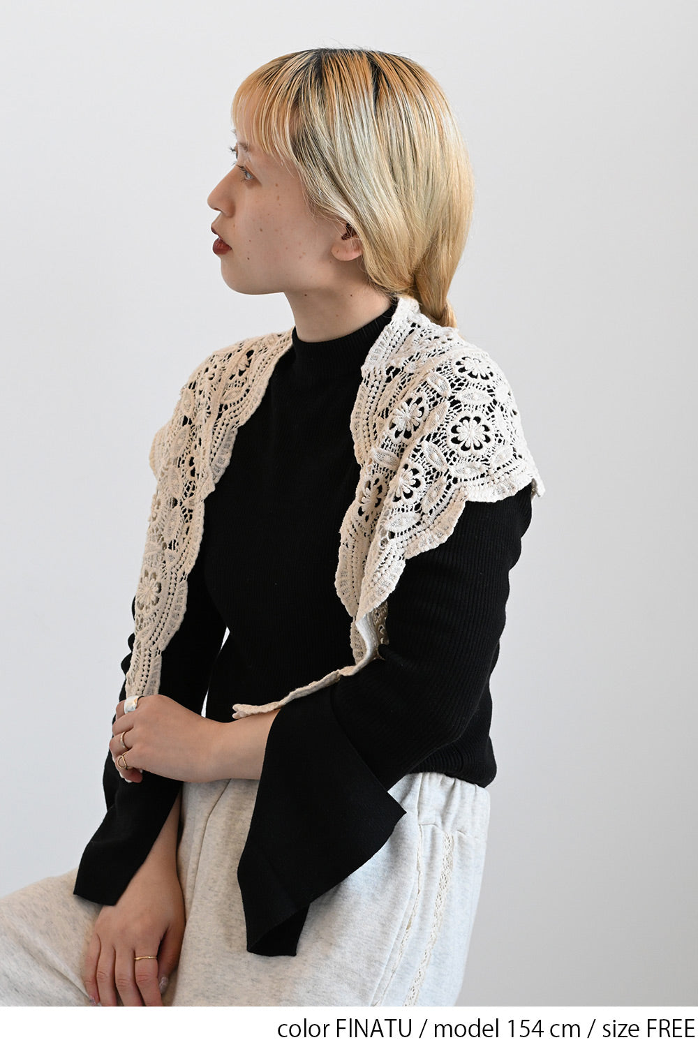 auskou レーススカーフ レーススカーフ – HEART MARKET