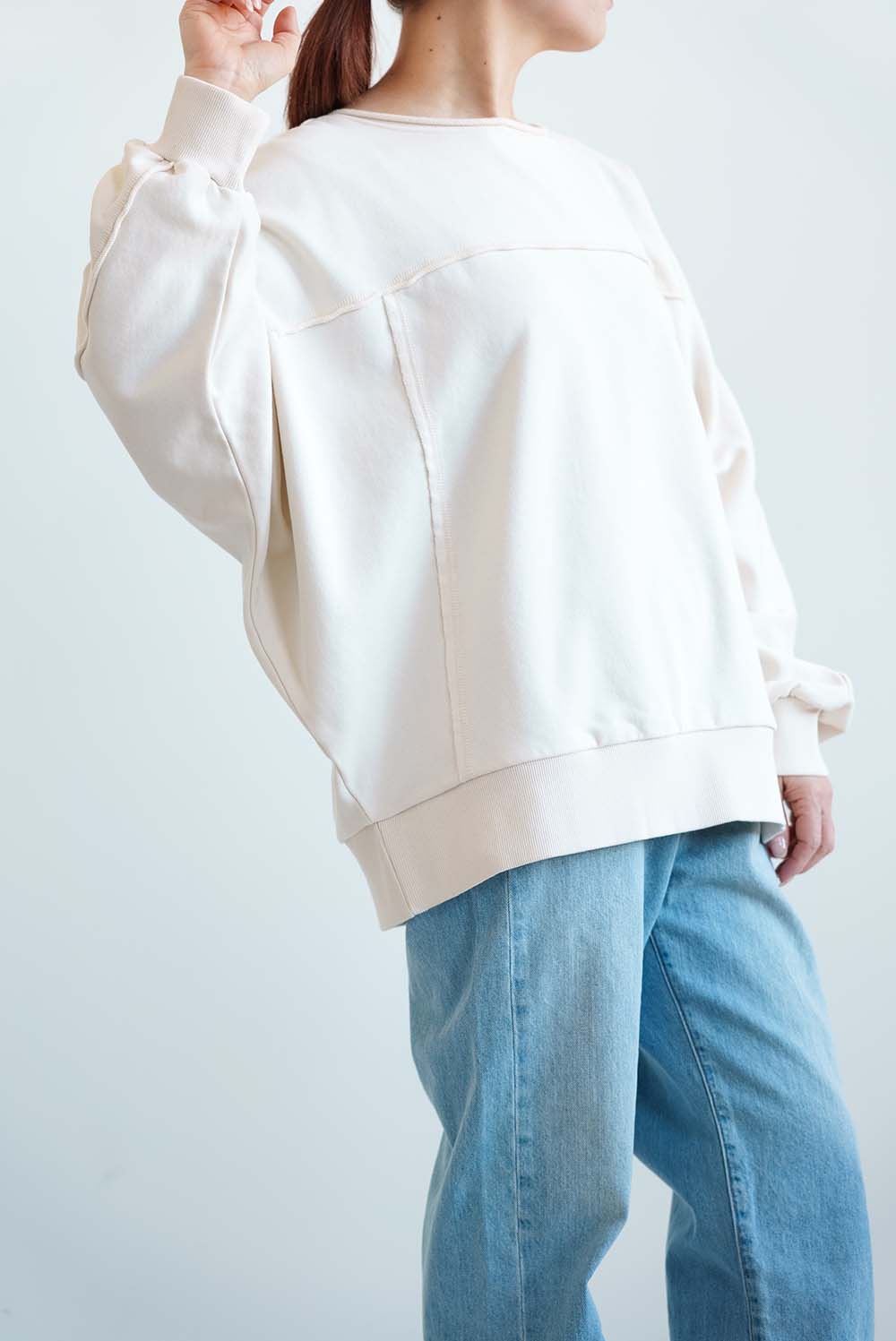 Dolman Sleeve Fleece Pullover