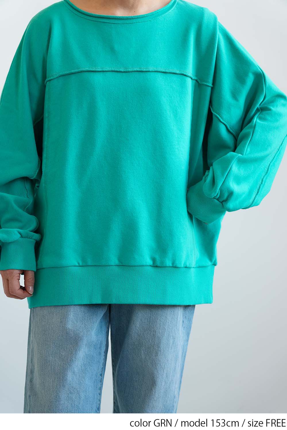 Dolman Sleeve Fleece Pullover