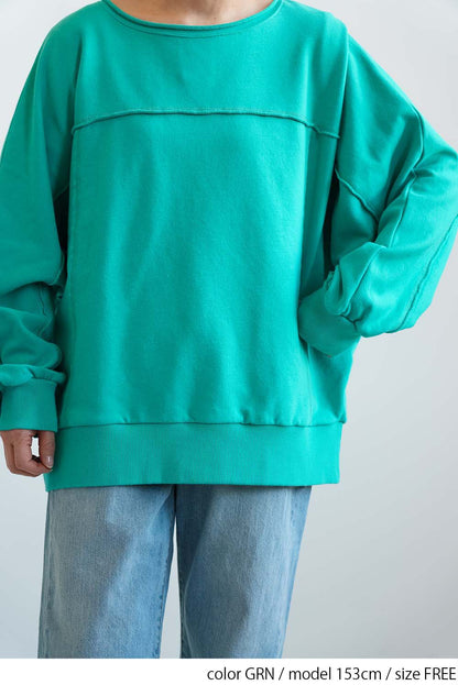 Dolman Sleeve Fleece Pullover