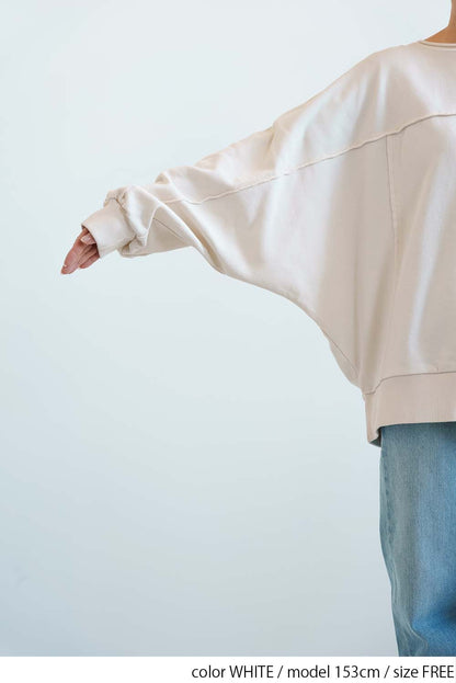 Dolman Sleeve Fleece Pullover