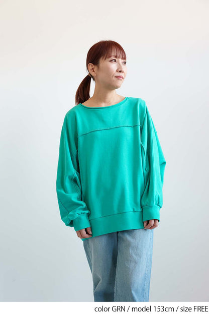 Dolman Sleeve Fleece Pullover