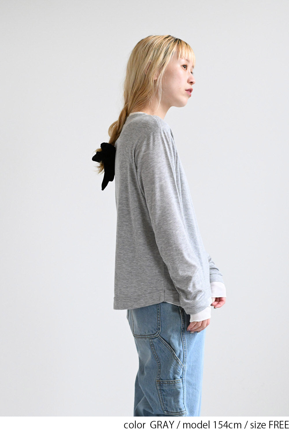 GRAY / 154cm / FREE