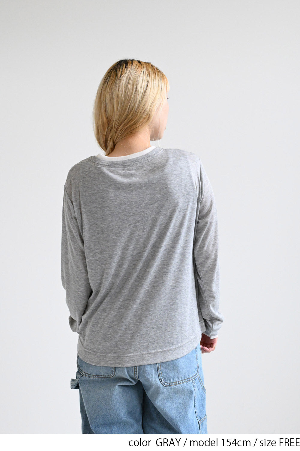 GRAY / 154cm / FREE