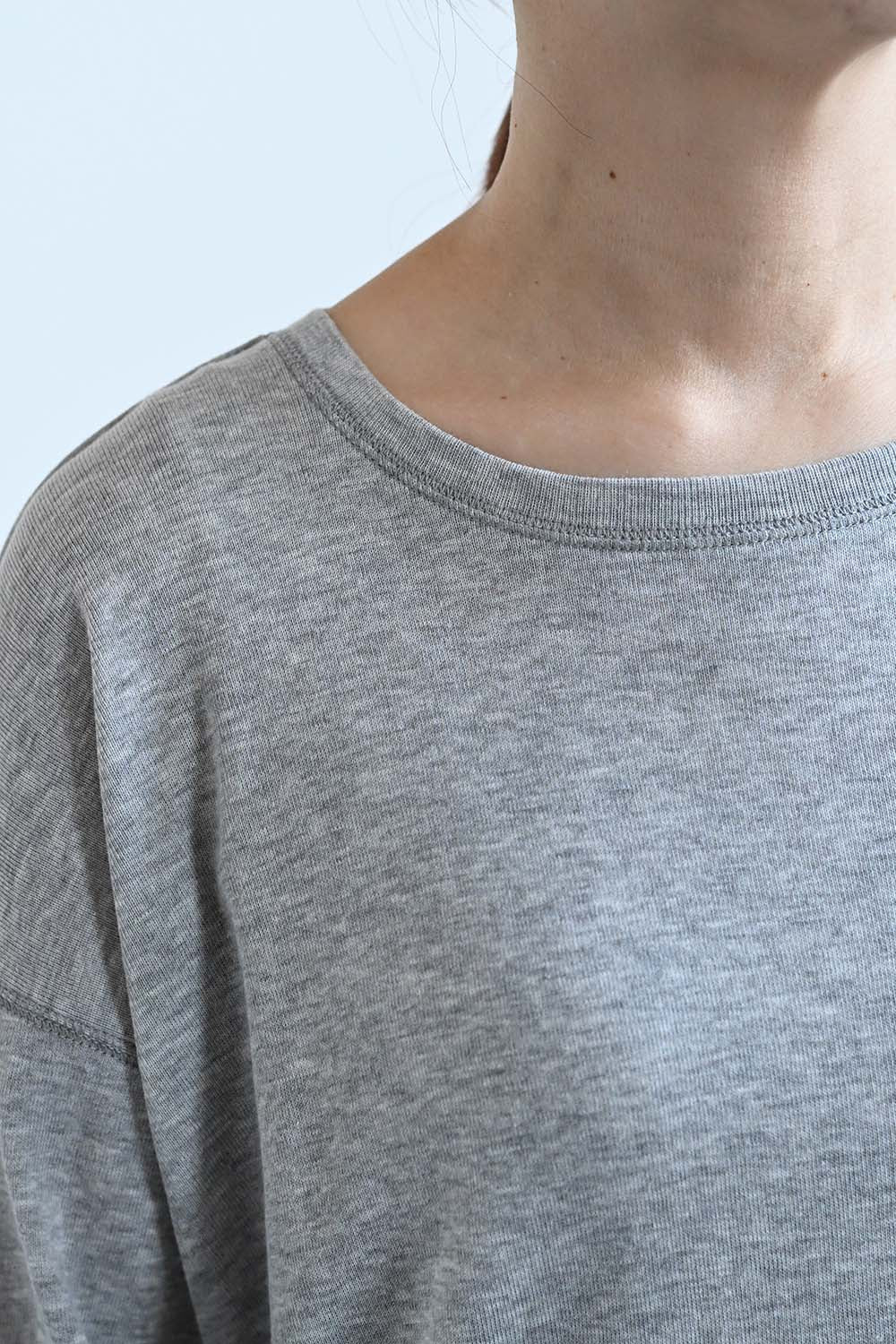 やわらかストレッチ長袖指穴Tee
