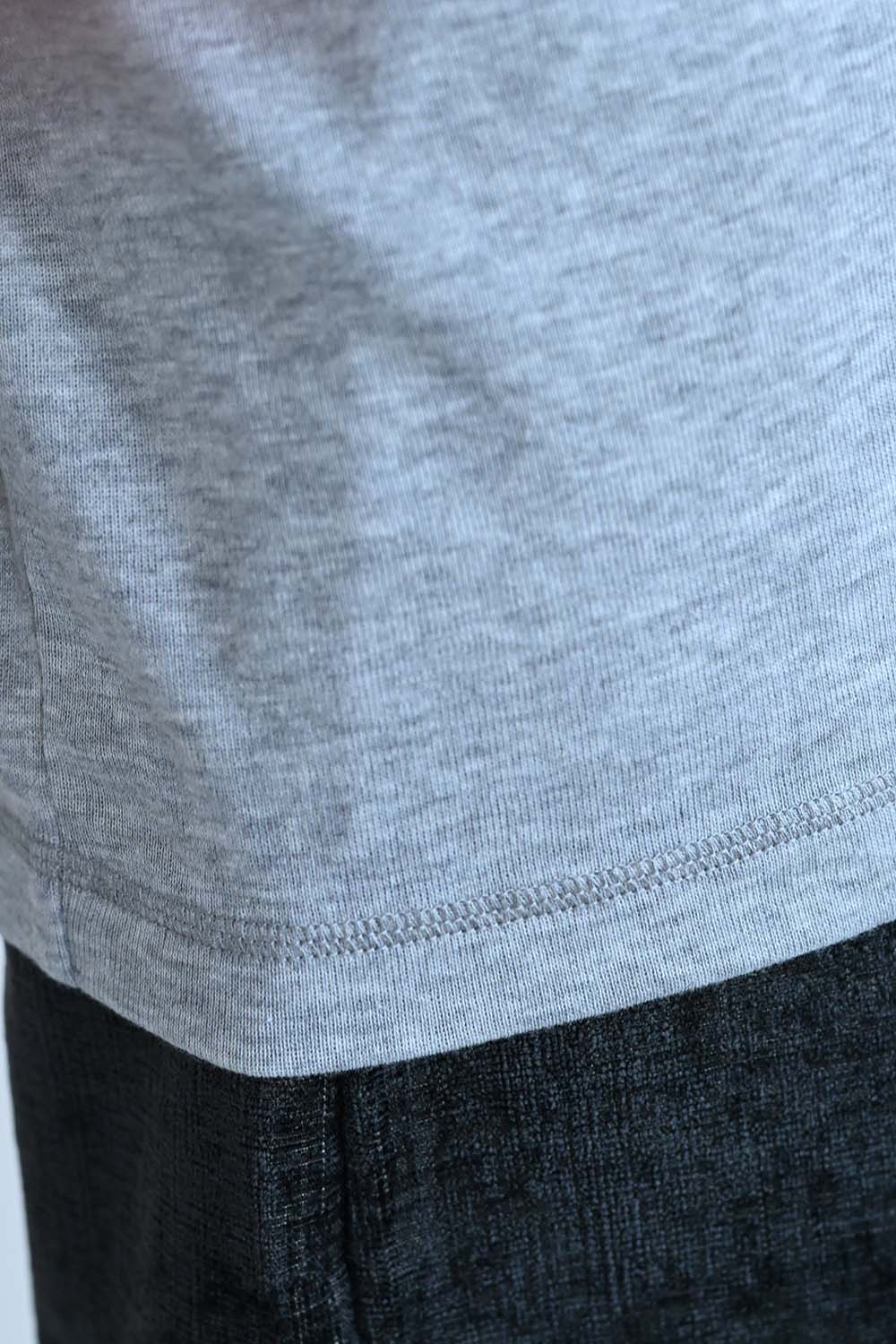 やわらかストレッチ長袖指穴Tee