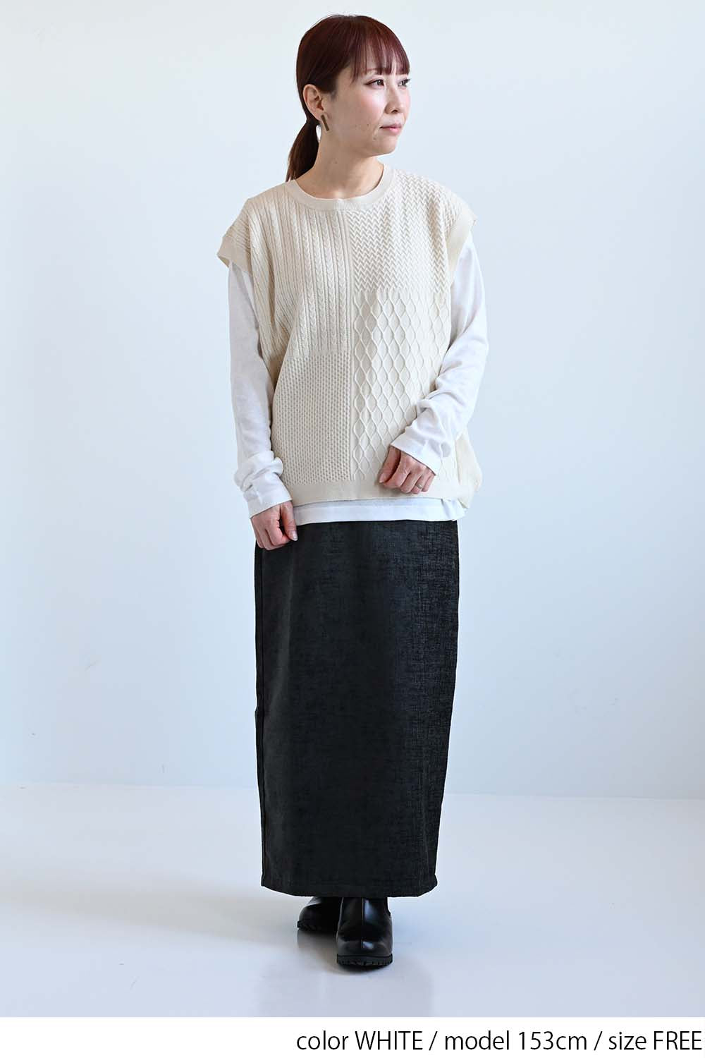 やわらかストレッチ長袖指穴Tee