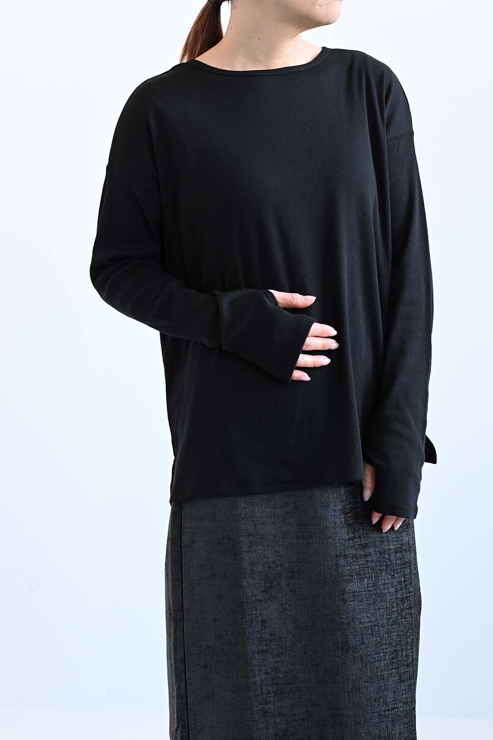Soft Stretch 2-Way Long-Sleeve Henley