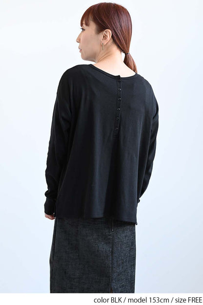 Soft Stretch 2-Way Long-Sleeve Henley