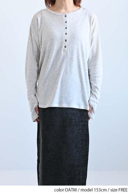 Soft Stretch 2-Way Long-Sleeve Henley