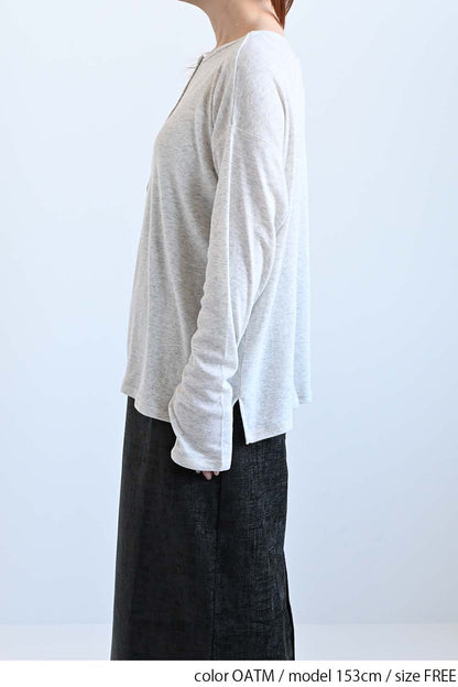 Soft Stretch 2-Way Long-Sleeve Henley