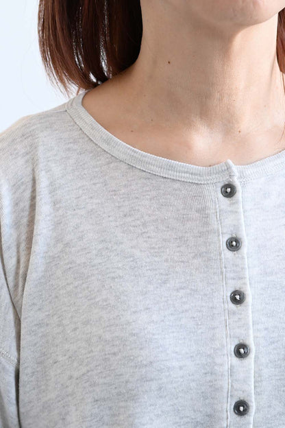 Soft Stretch 2-Way Long-Sleeve Henley