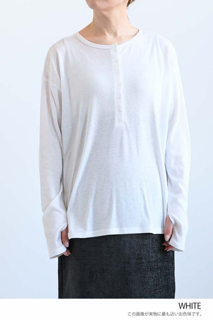 Soft Stretch 2-Way Long-Sleeve Henley