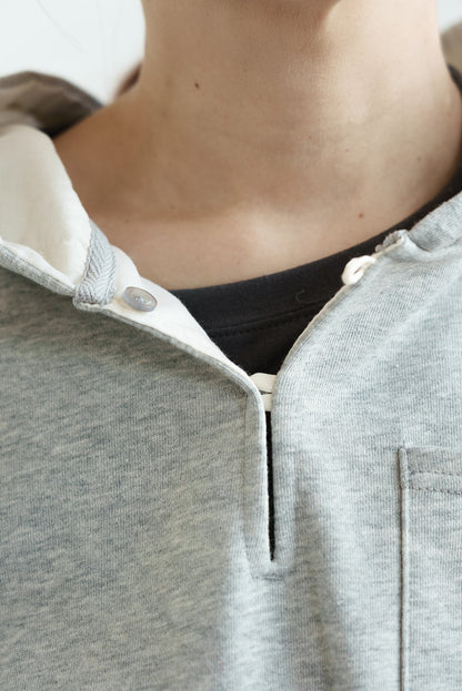 ≪SALE≫Hooded Skipper Fleece Pullover