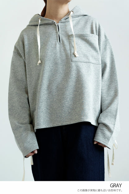 ≪SALE≫Hooded Skipper Fleece Pullover