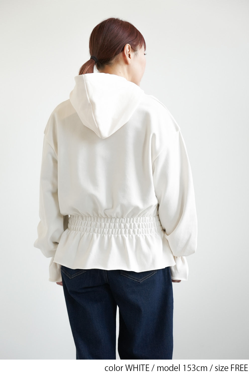 ≪SALE≫Hem & Cuff Ruffle Gathered Pullover