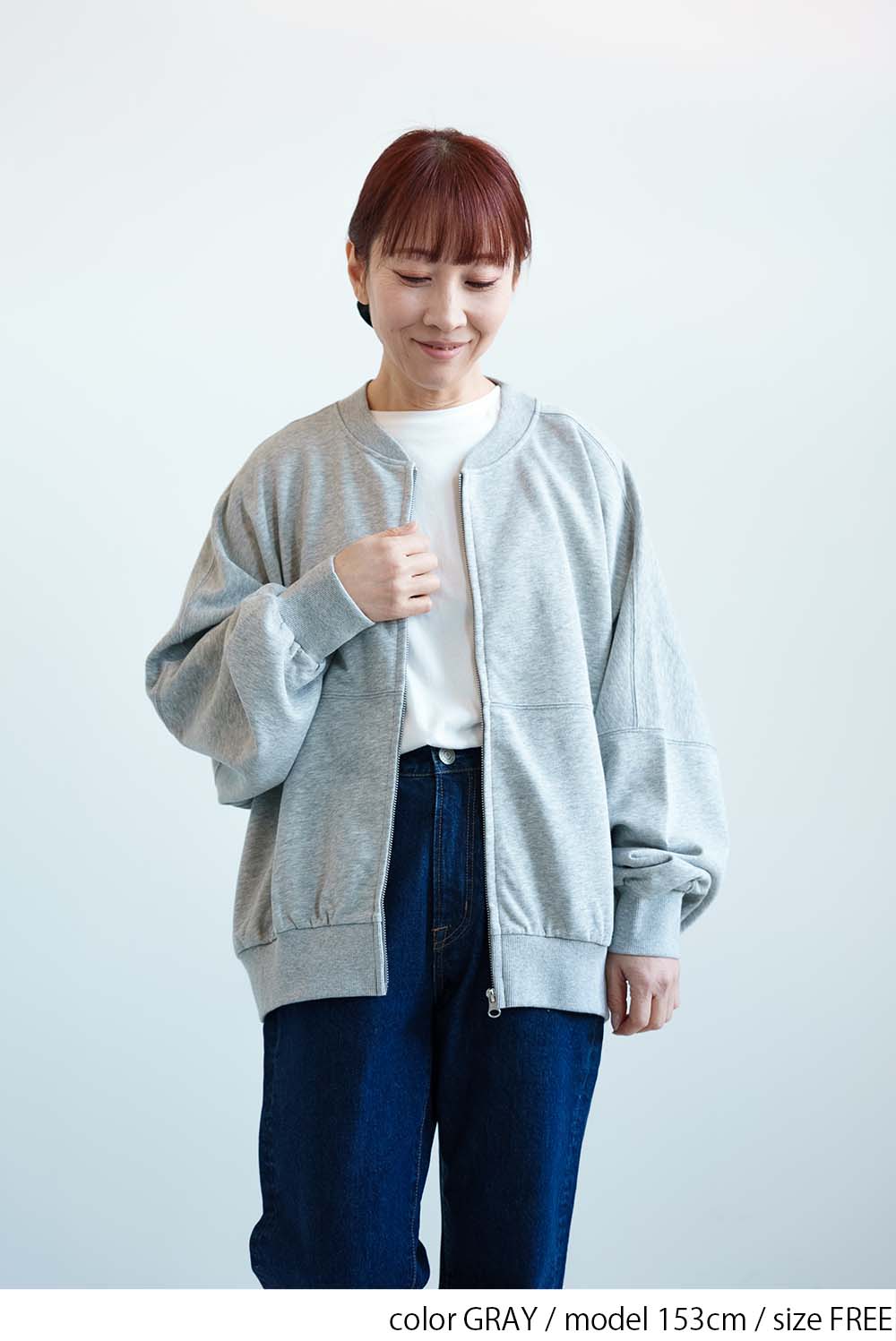 GRAY / 153cm / FREE