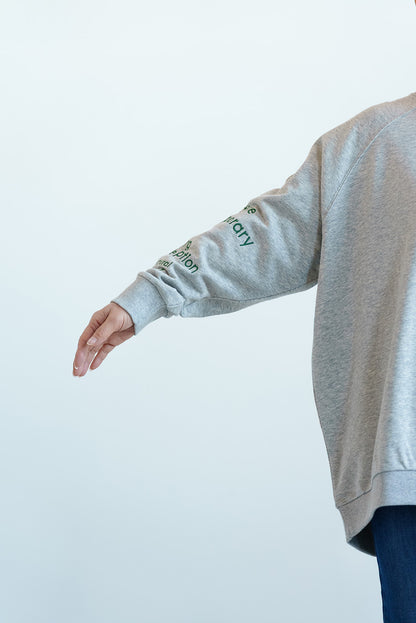 Sleeve Embroidered Fleece Tunic