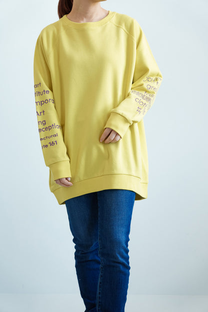 Sleeve Embroidered Fleece Tunic